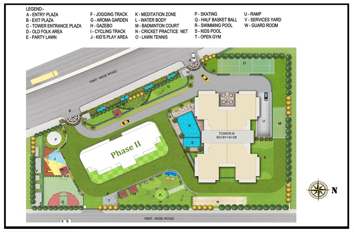 The Element site plan
