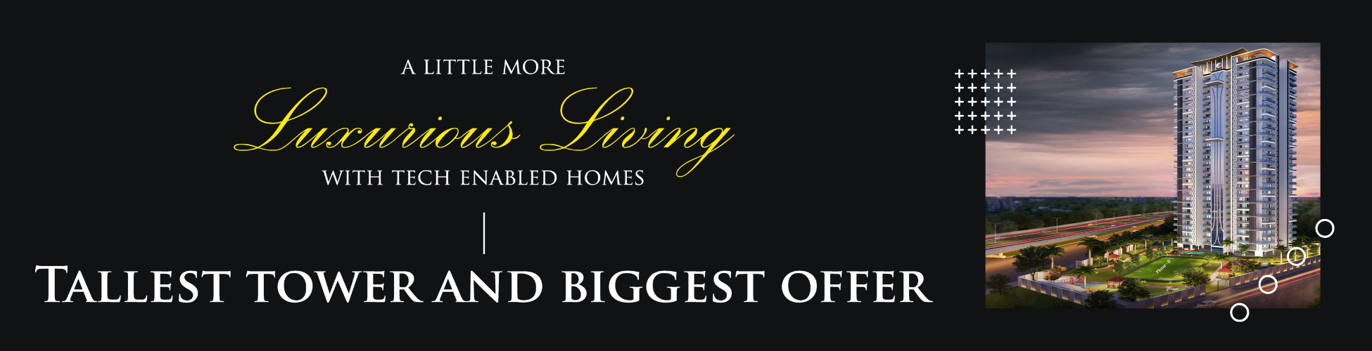 The Element luxury 3BHK apartments banner