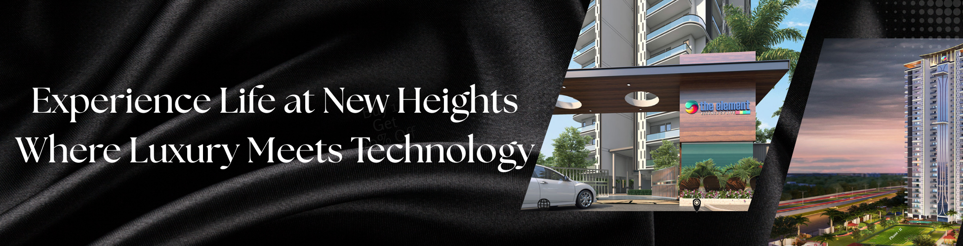 The Element luxury 3BHK apartments banner